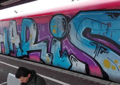 Graffiti Train in Köln - Photo by bocat - HARIS (2018)