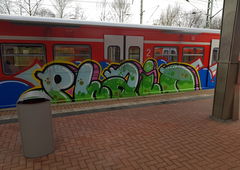 Graffiti Train in Köln - Photo by bocat - PLAIN (2018)
