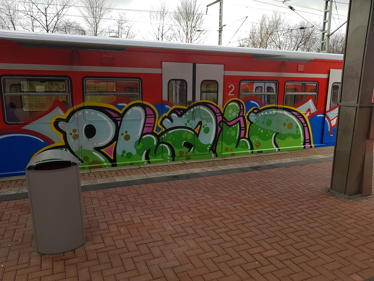 Graffiti Train in Köln - Photo by bocat - PLAIN (2018)