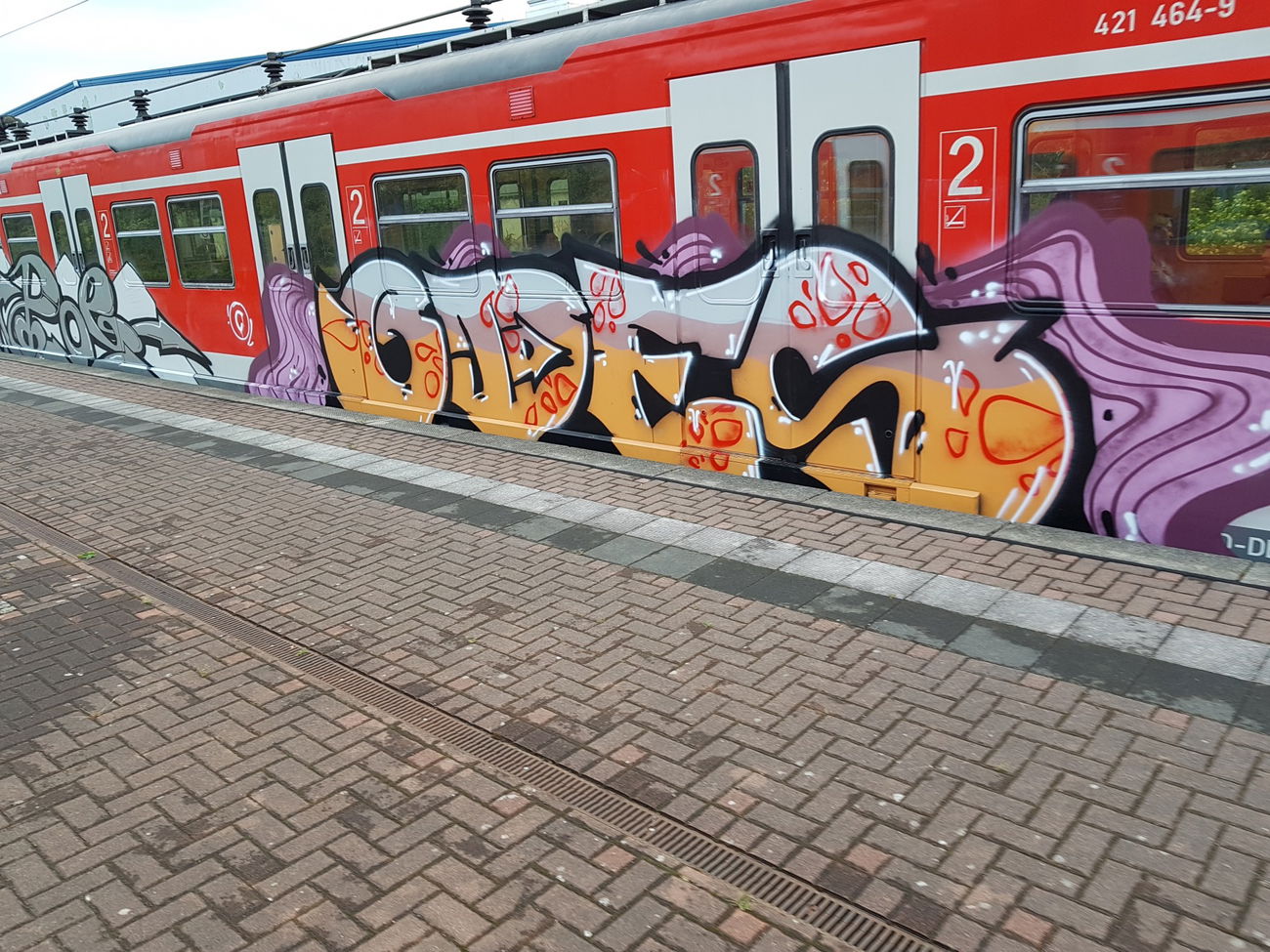 Graffiti Train in Köln - Photo by bocat - ODES (2018)
