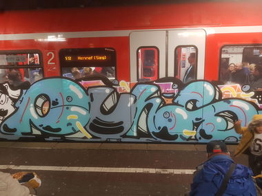 Graffiti Train in Köln - Photo by bocat - PULS (2018)