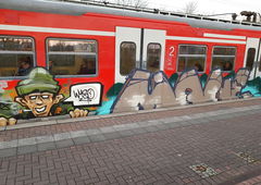Graffiti Train in Köln - Photo by bocat - MANE (2018)