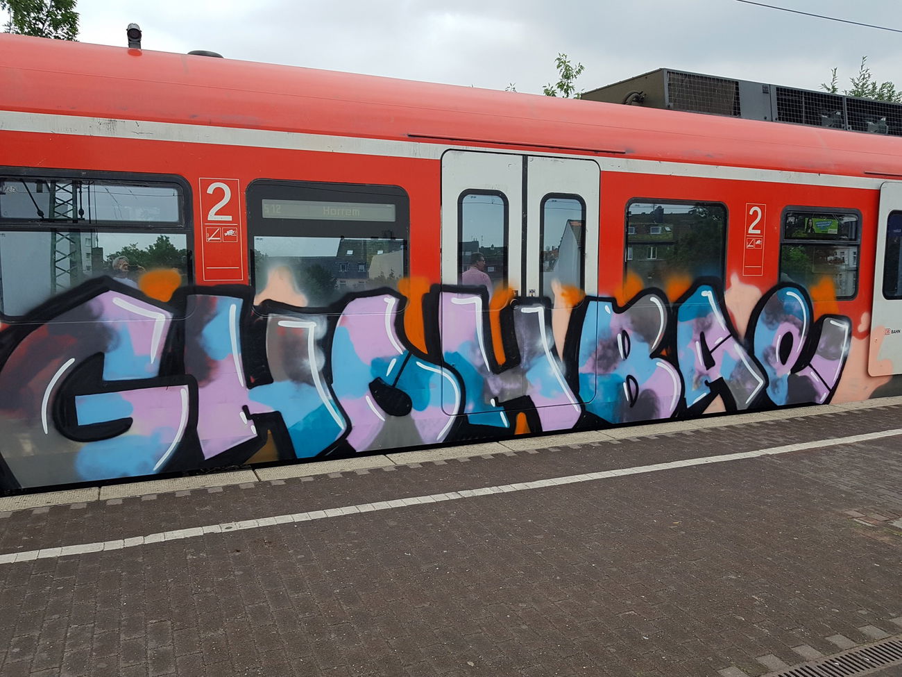 Graffiti Train in Köln - Photo by bocat (2018)
