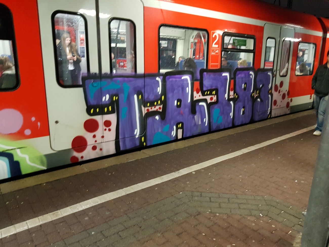 Graffiti Train in Köln - Photo by bocat - TA183 (2018)