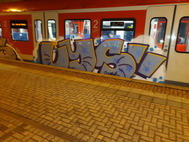 Graffiti Train in Köln - Photo by bocat - UYS (2020)