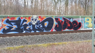 Graffiti Wall - Photo by bocat - kid, jude, köln (2014)