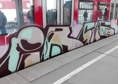 Graffiti Train in Köln - Photo by bocat - IBES (2017)