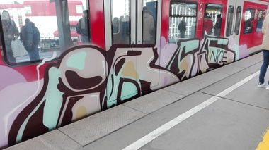 Graffiti Train in Köln - Photo by bocat - IBES (2017)