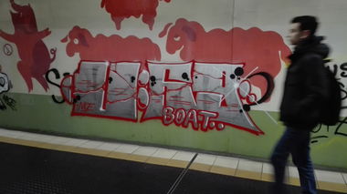 Graffiti Bombing in Köln - Photo by bocat - UBOOT (2017)