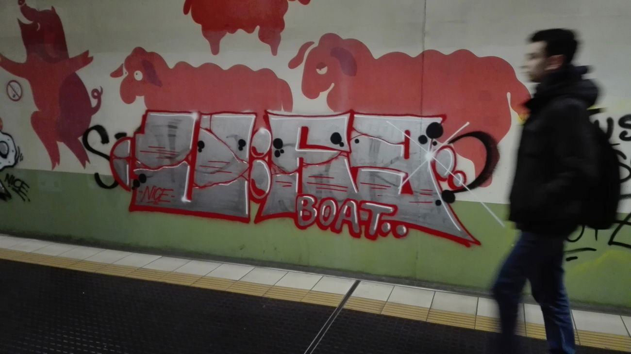Graffiti Bombing in Köln - Photo by bocat - UBOOT (2017)
