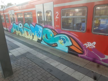 Graffiti Train in Köln - Photo by bocat - RIOTS (2019)