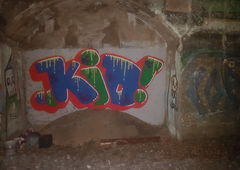 Graffiti Bombing in Köln - Photo by bocat - KID (2018)