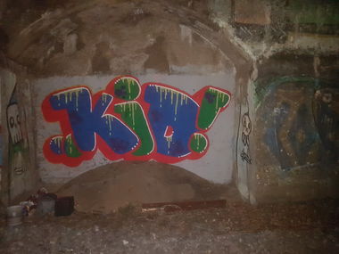 Graffiti Bombing in Köln - Photo by bocat - KID (2018)