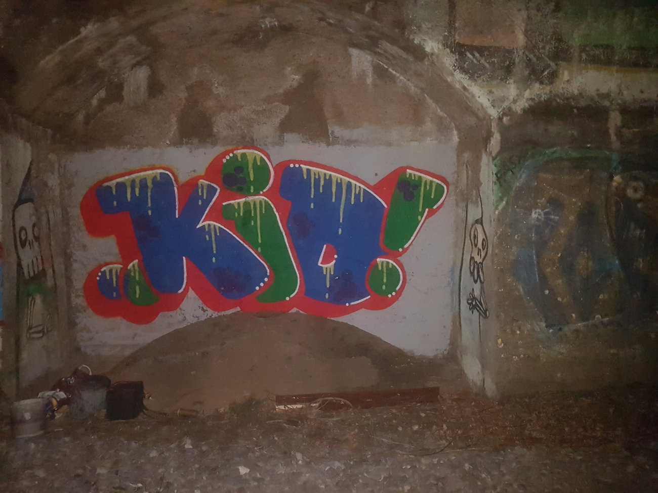 Graffiti Bombing in Köln - Photo by bocat - KID (2018)