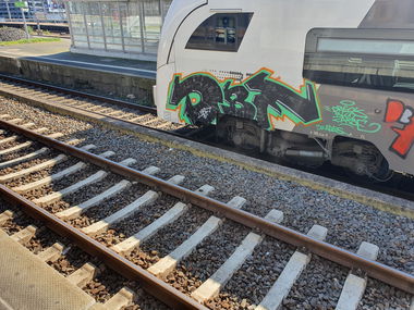 Graffiti Train in Köln - Photo by bocat - DBF (2020)