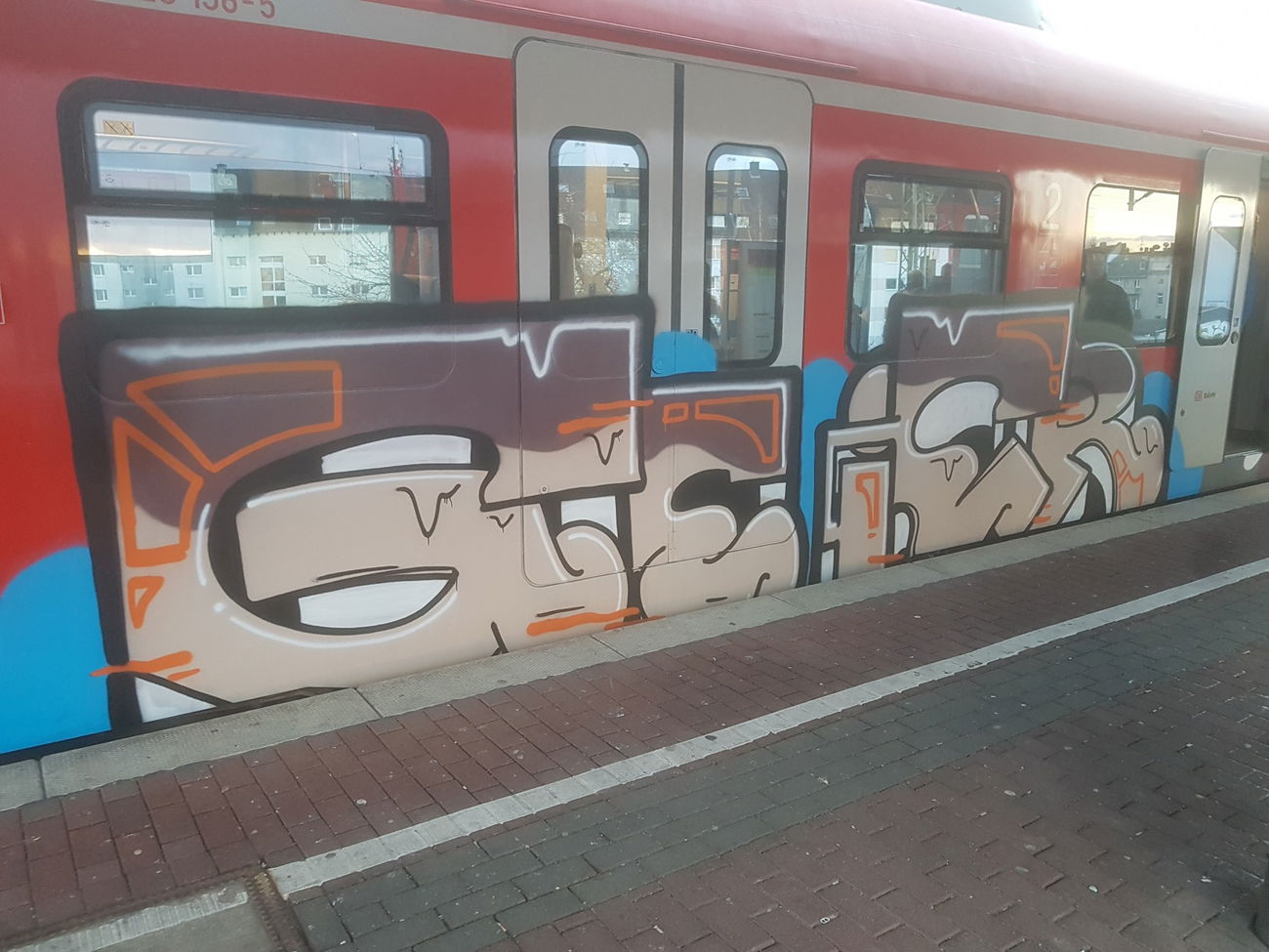 Graffiti Train in Köln - Photo by bocat - GEIER (2018)