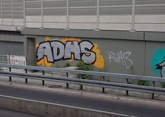 Graffiti Bombing in Köln - Photo by bocat - ADHS (2018)
