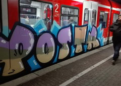 Graffiti Train - Photo by bocat - POSTR (2017)