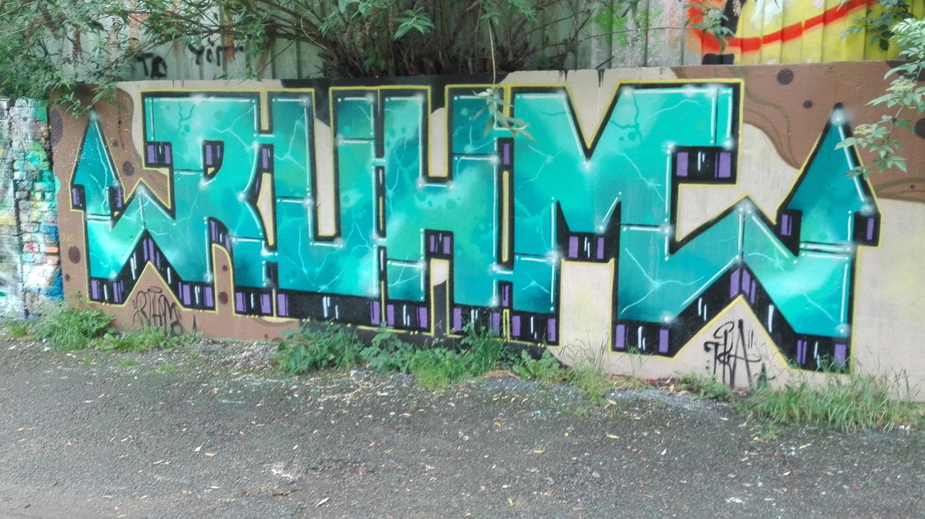 Graffiti Wall in Köln - Photo by bocat - RUHM (2017)