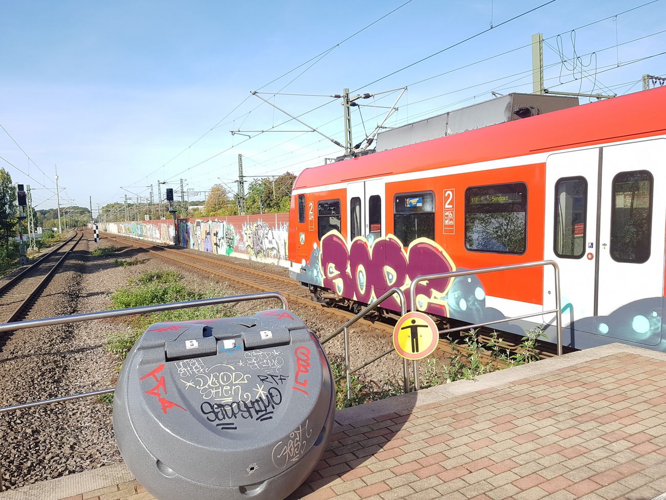 Graffiti Train in Köln - Photo by bocat - SOPE (2018)