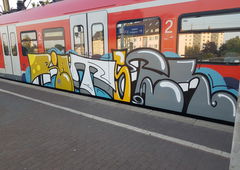 Graffiti Train in Köln - Photo by bocat - RÄTSEL (2018)