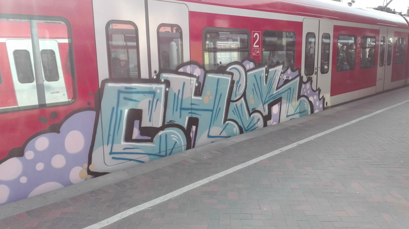 Graffiti Train in Köln - Photo by bocat - Chik (2017)