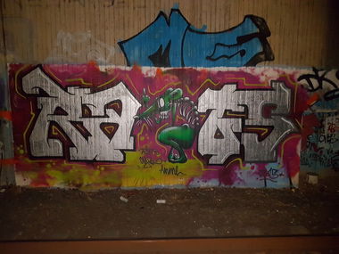 Graffiti Bombing in Düsseldorf - Photo by bocat - RATS