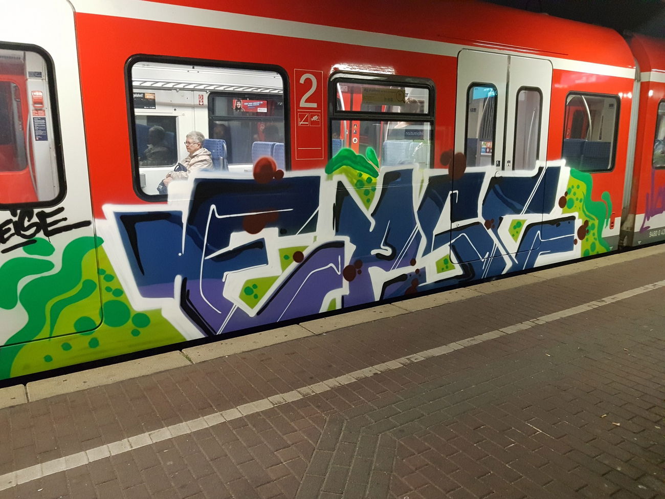 Graffiti Train in Köln - Photo by bocat - EPSC (2018)