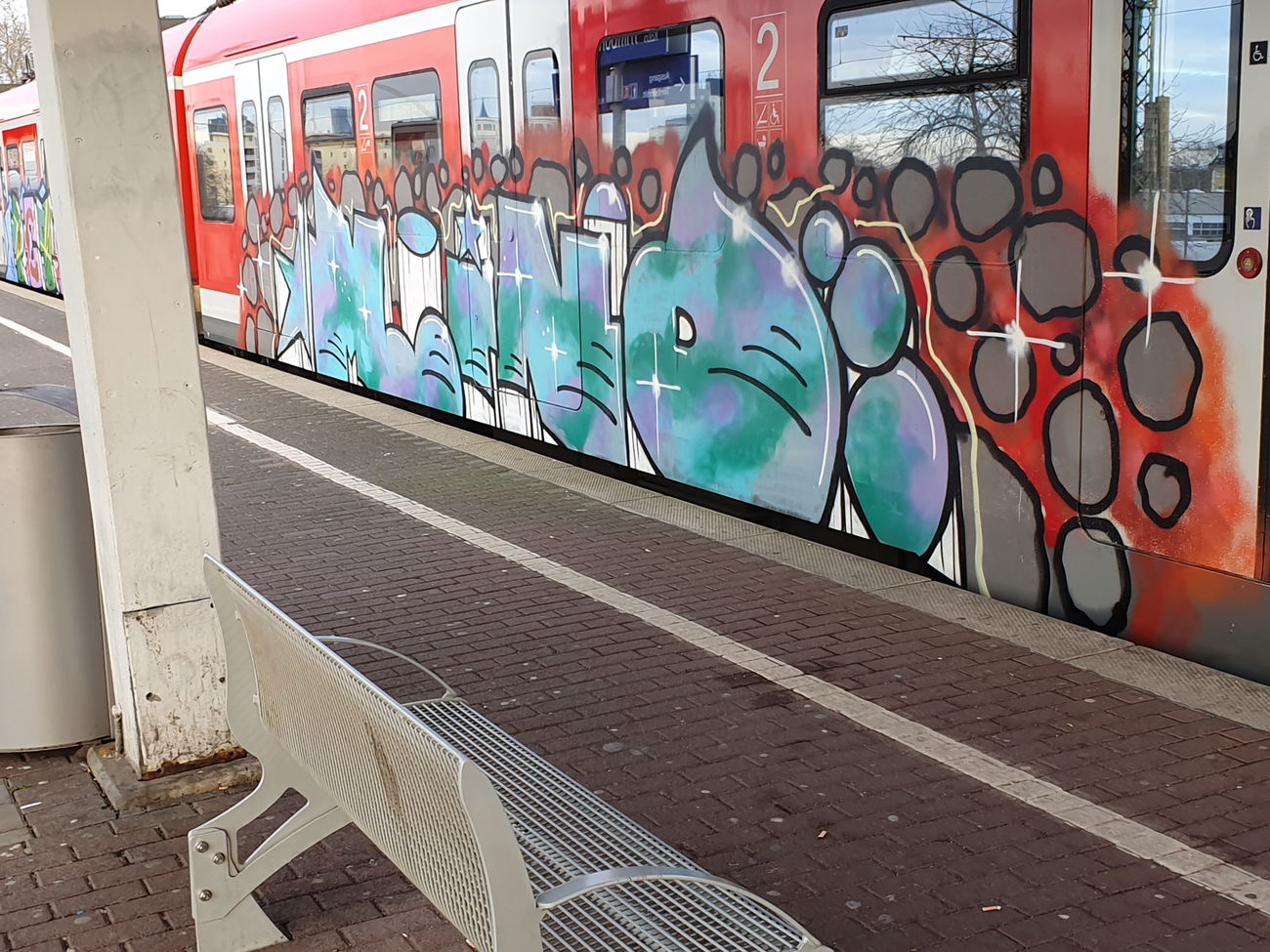 Graffiti Train in Köln - Photo by bocat - MIND (2019)