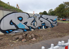 Graffiti Bombing in Köln - Photo by bocat - RAT (2019)