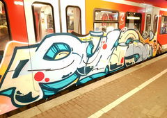 Graffiti Train in Köln - Photo by bocat - PULS (2018)