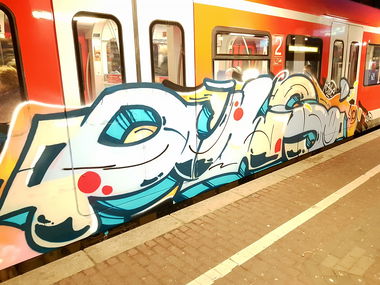 Graffiti Train in Köln - Photo by bocat - PULS (2018)