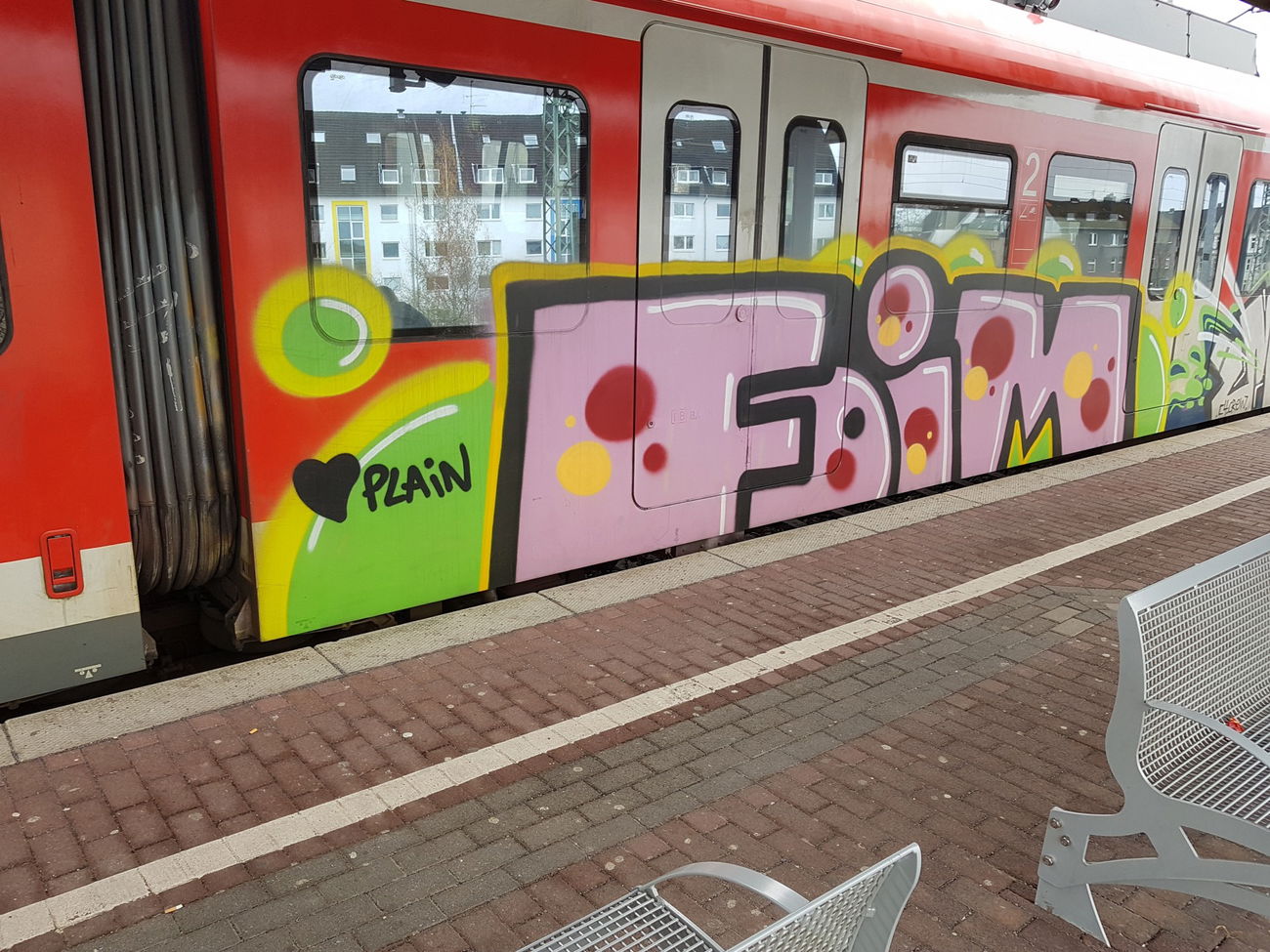 Graffiti Train in Köln - Photo by bocat - FOIM (2018)