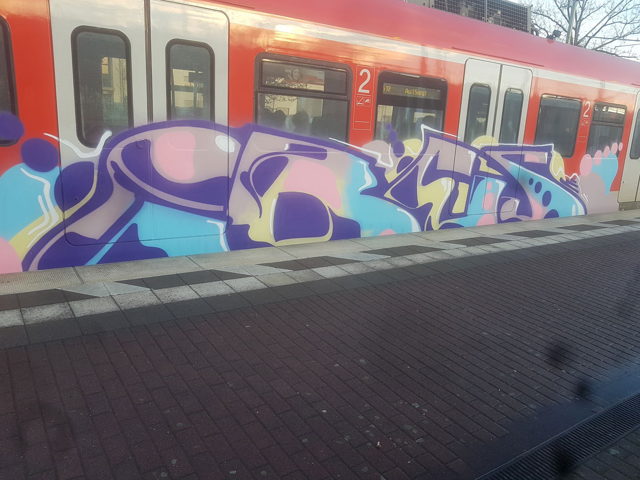 Graffiti Train in Köln - Photo by bocat - IBES (2019)