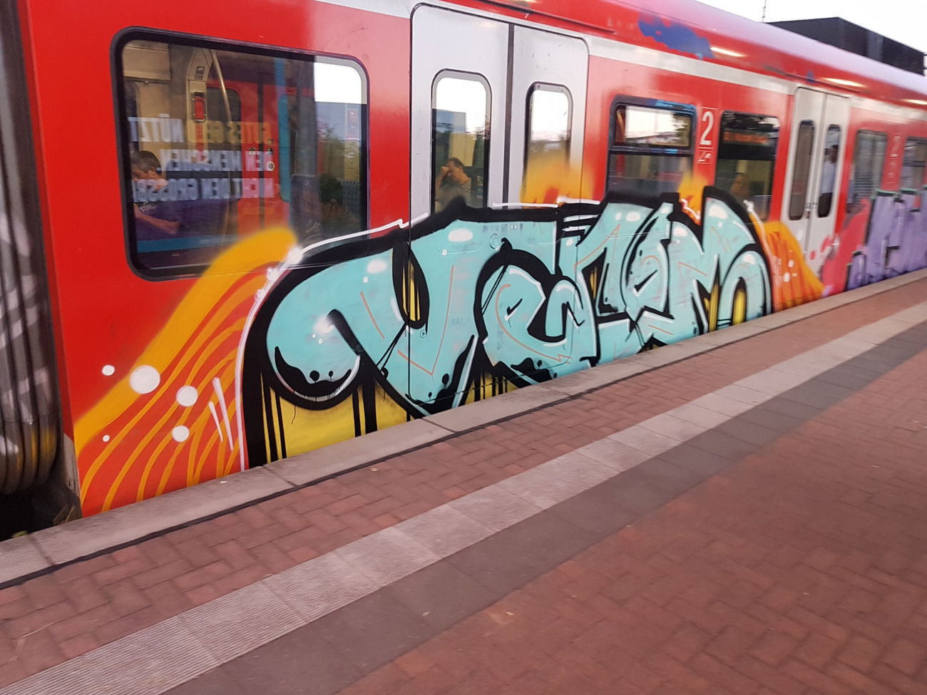 Graffiti Train in Köln - Photo by bocat - VENOM (2018)