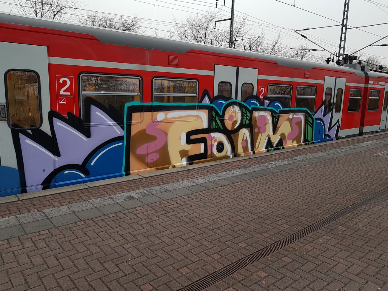 Graffiti Train in Köln - Photo by bocat - FOIM (2018)