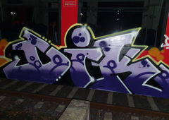 Graffiti Train in Köln - Photo by bocat - DIK (2019)