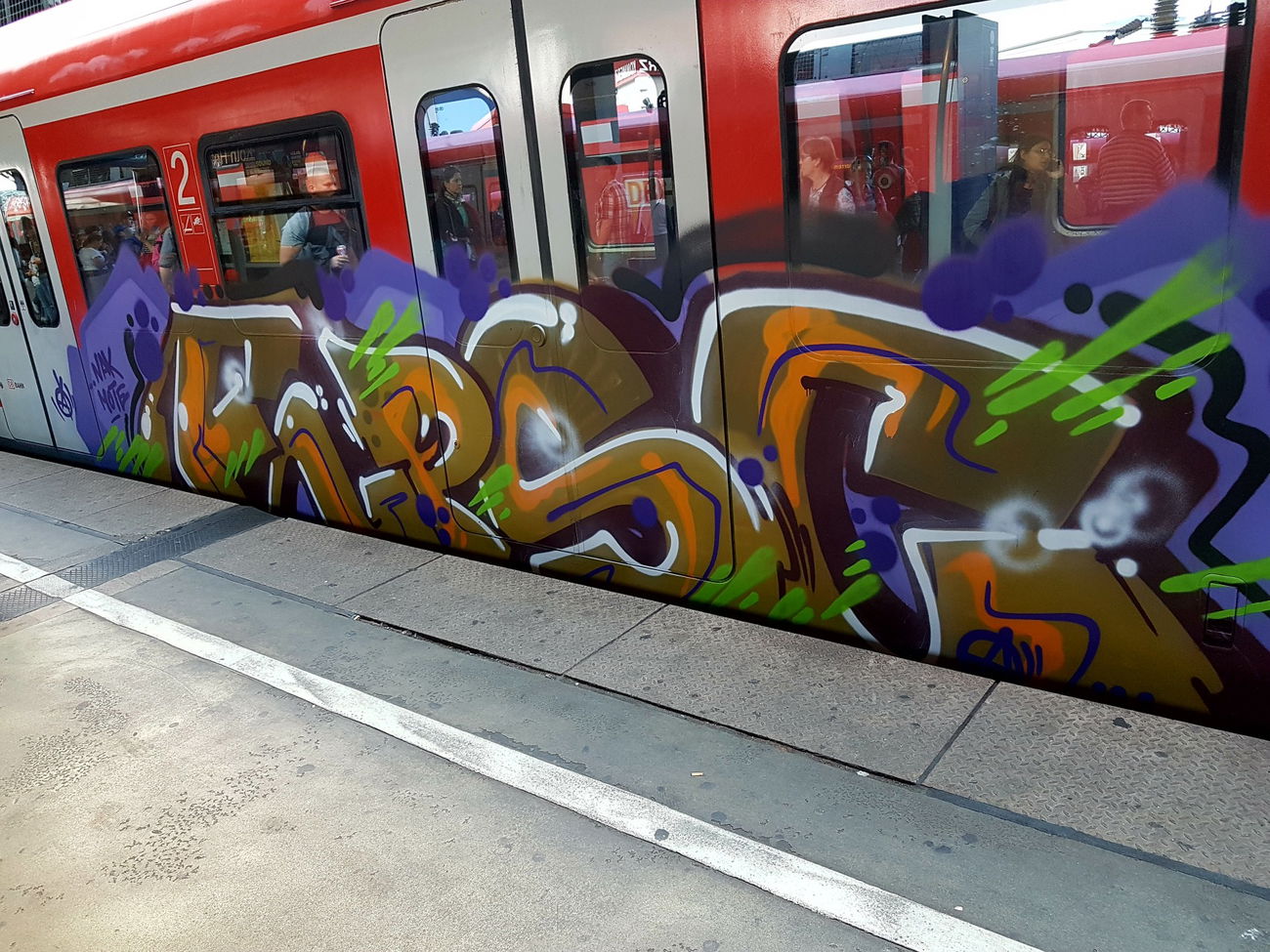 Graffiti Train in Köln - Photo by bocat - EPSC (2018)