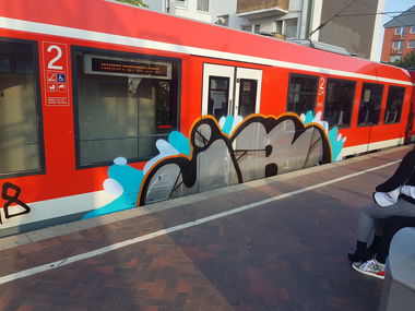 Graffiti Train in Deutschland - Photo by bocat - JB (2018)
