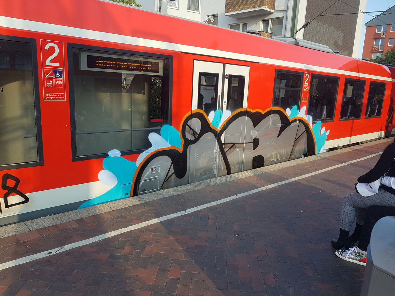 Graffiti Train in Deutschland - Photo by bocat - JB (2018)