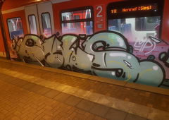 Graffiti Train in Köln - Photo by bocat - PULS (2018)