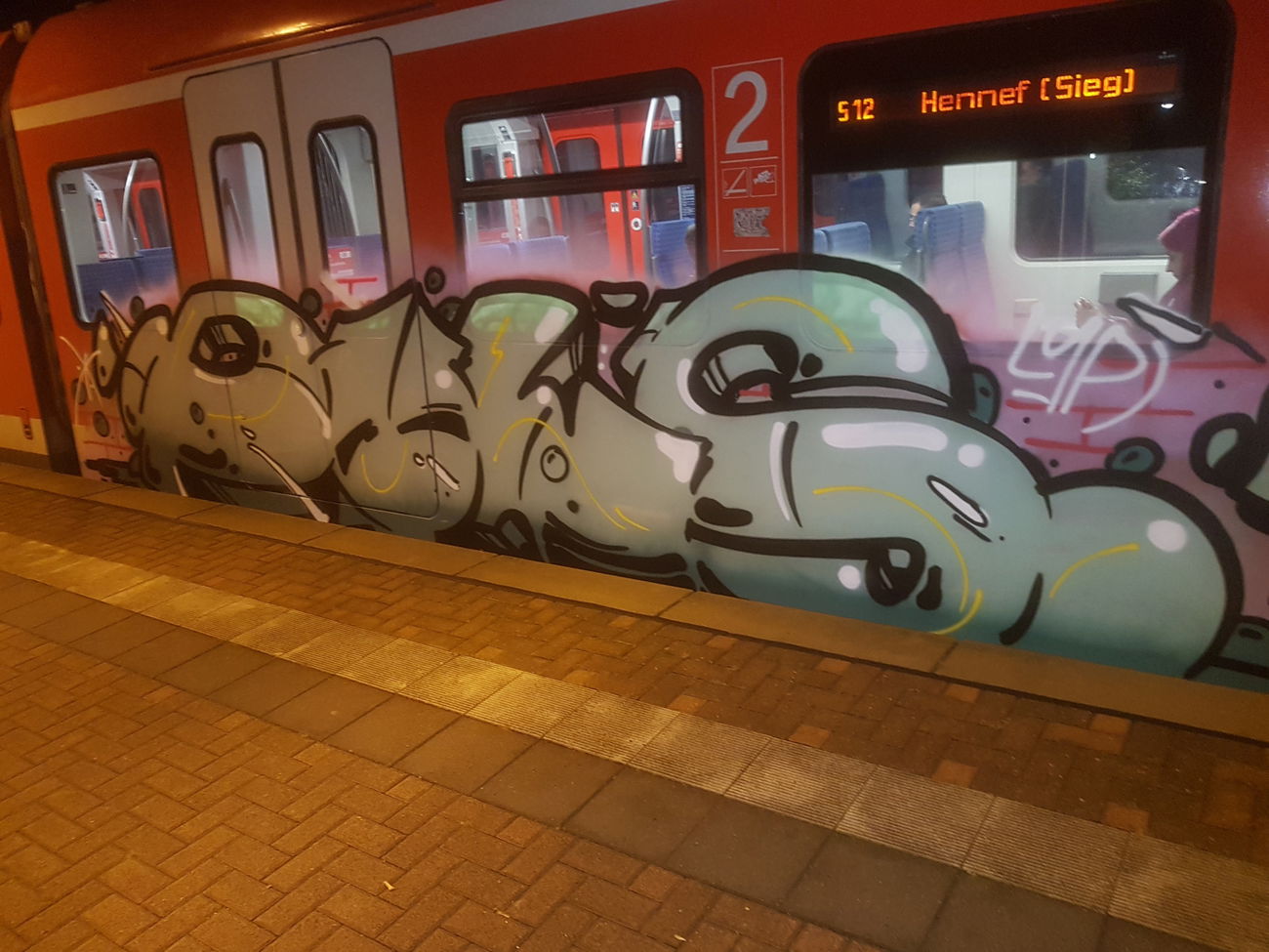 Graffiti Train in Köln - Photo by bocat - PULS (2018)
