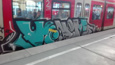 Graffiti Train in Köln - Photo by bocat - VENOM (2018)