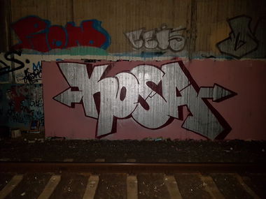 Graffiti Bombing in Düsseldorf  - Photo by bocat - KOSA (2018)