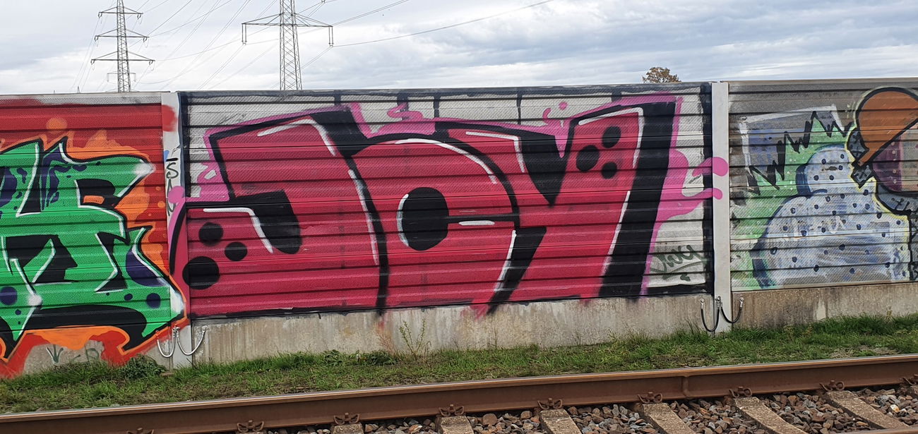 Graffiti Wall in Köln - Photo by bocat - JOY (2020)