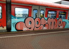 Graffiti Train in Köln - Photo by bocat - GETME (2018)