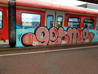 Graffiti Train in Köln - Photo by bocat - GETME (2018)
