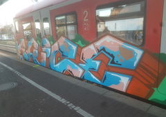Graffiti Train in Köln - Photo by bocat - KRICE (2018)