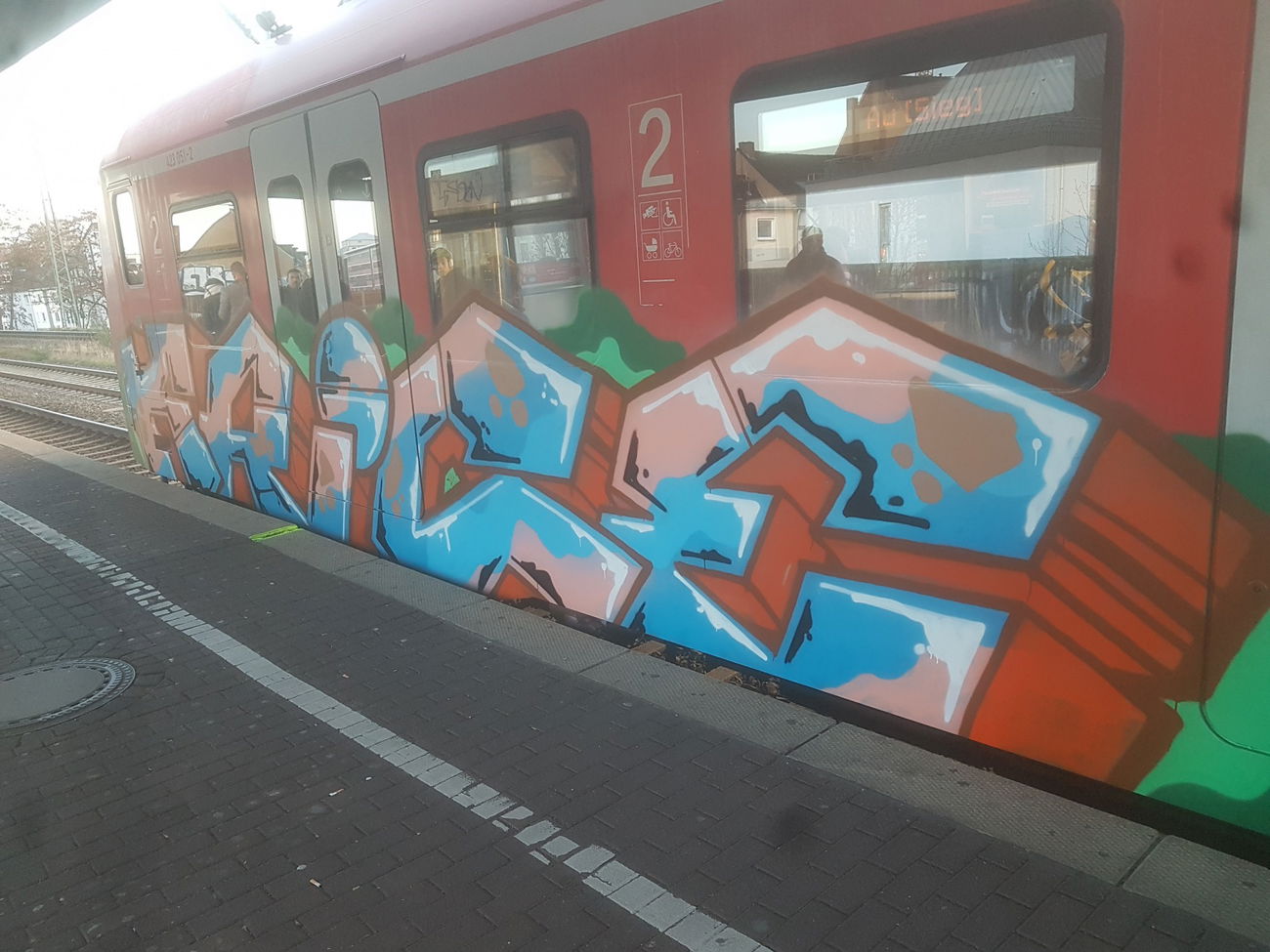 Graffiti Train in Köln - Photo by bocat - KRICE (2018)