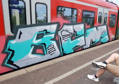 Graffiti Train in Köln - Photo by bocat - BFM (2018)